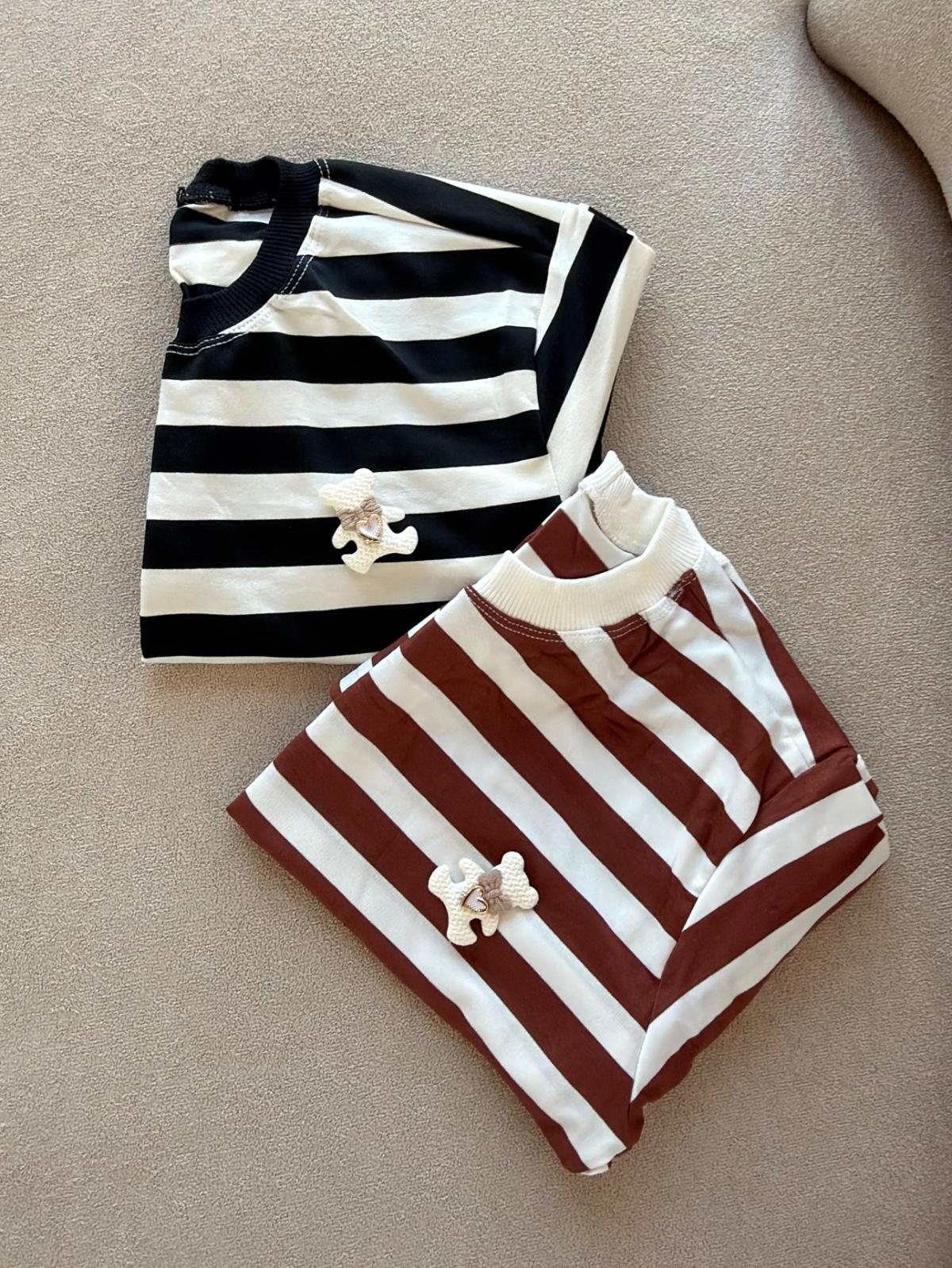 T-shirt broche urso