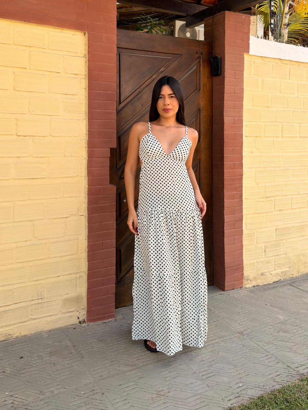 Vestido Jade Poá