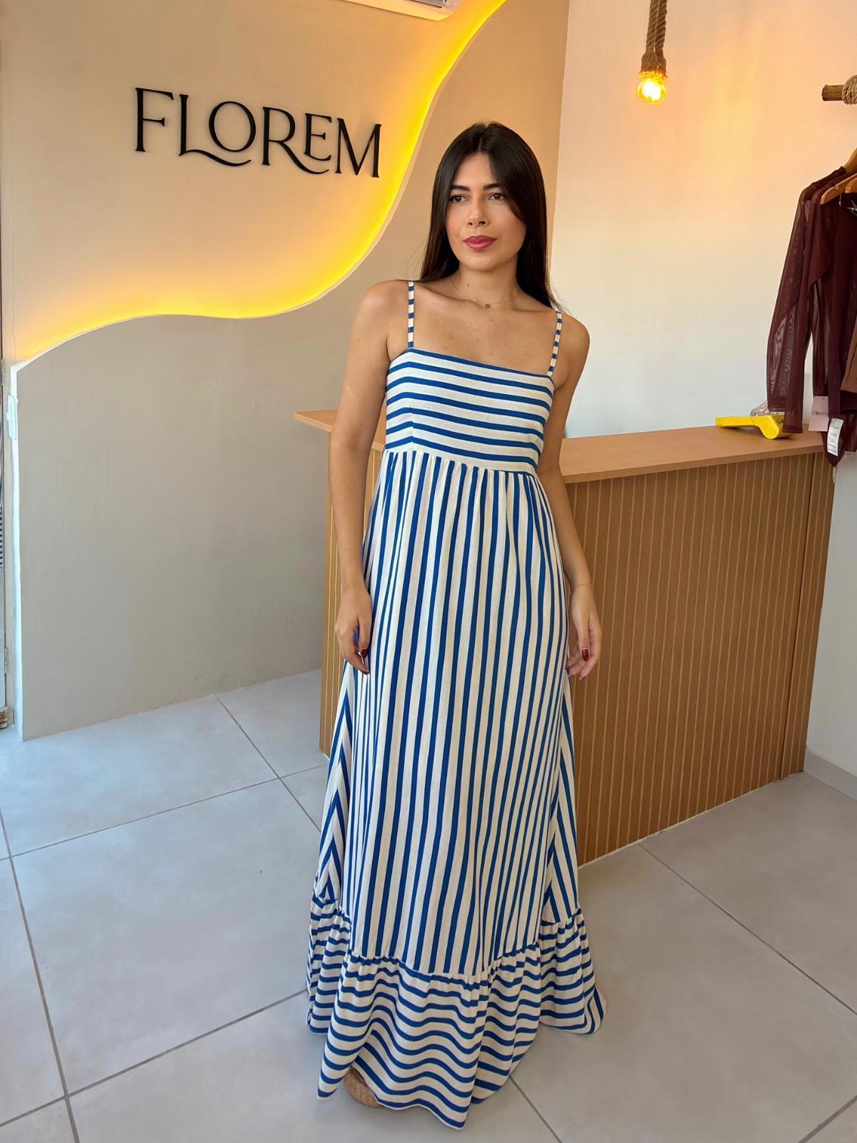 Vestido listrado