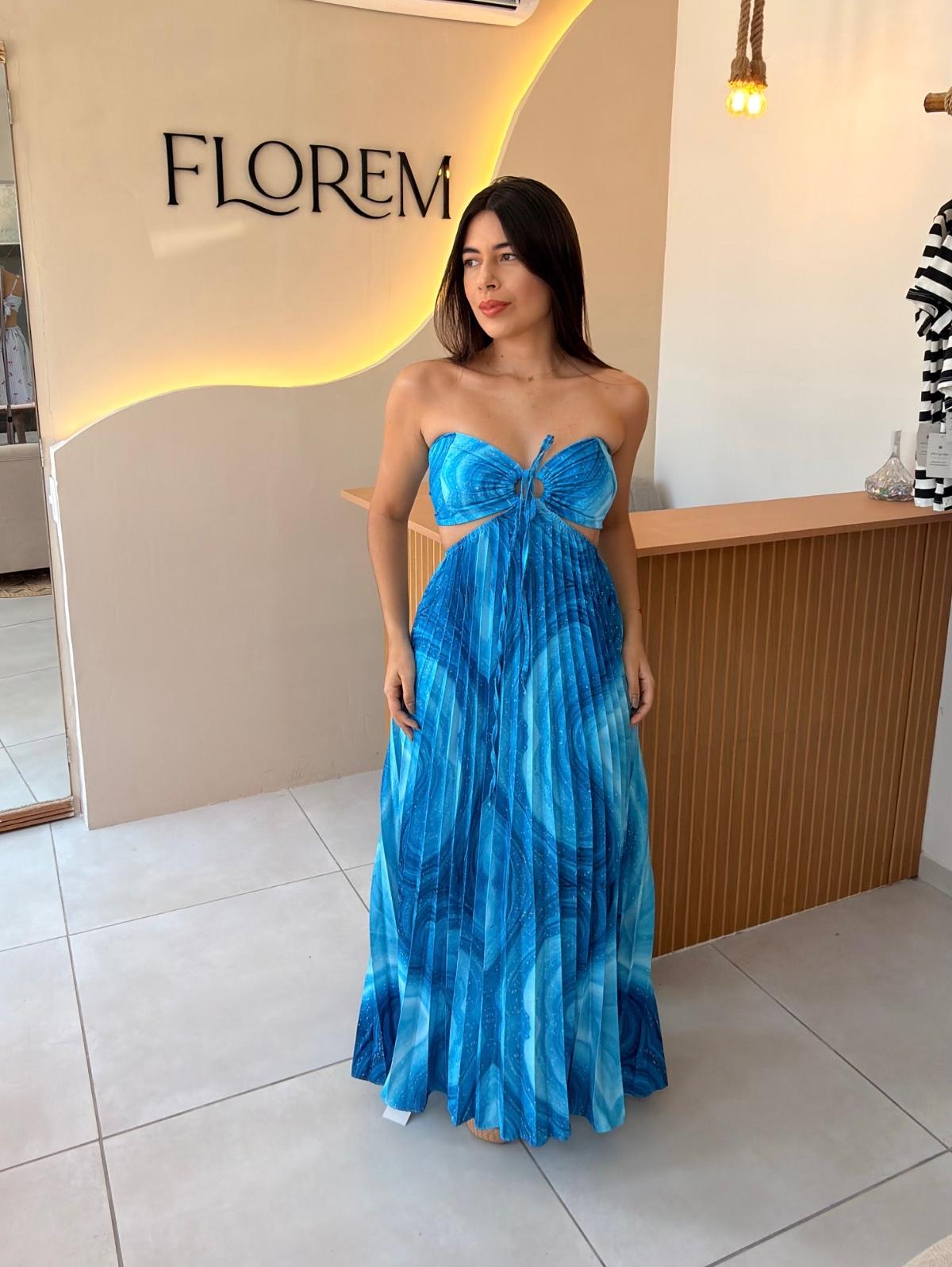 Vestido plissado
